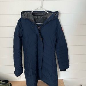 Women's Canada Goose Navy Hooded Jacket